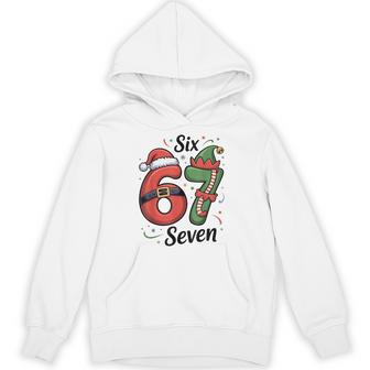 Christmas 67 Meme 67 Santa Elf Hoodie - Thegiftio UK