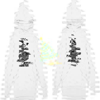 Christmas Cats Xmas Tree Chaos Holiday Cat Lover Unisex Hoodie | Mazezy