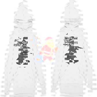 Christmas Disc Golf Vintage Santa Xmas Tank Top Unisex Hoodie | Mazezy