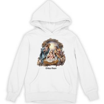 Christmas O Holy Night Xmas Hoodie - Thegiftio UK