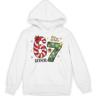 Christmas Six Seven Trendy 6 7 Viral Meme Hoodie - Thegiftio UK