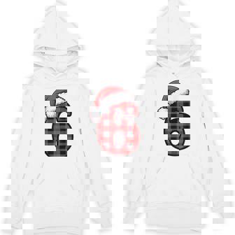 Classic Plaid Number 6 67 Matching Retro Couple Six Seven Hoodie - Monsterry