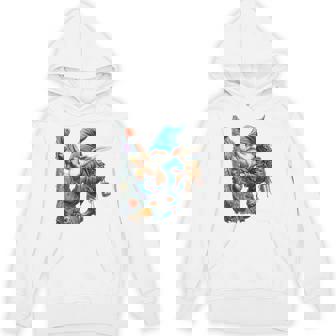 Climbing Gnome On Rock Wall T Shirt Unisex Hoodie | Mazezy