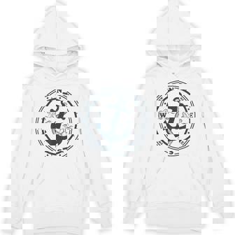 Compass Anchor Maritime With Compass Captain Sailor Hoodie | Mazezy