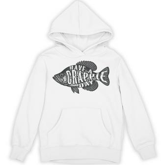 Have A Crappie Day Vintage Fishing Pun Hoodie | Mazezy