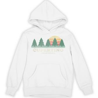 Cupertino Ca ヴィンテージ スローバック レトロ 70年代デザイン パーカー - Kawaiitshirt