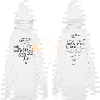 Cute Husband Wife Travel Partners Romantic Vacation Lovers Unisex Hoodie | Mazezy