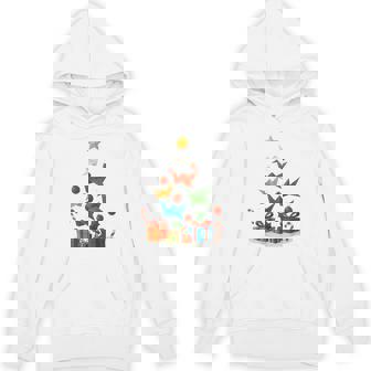 Cute Origami Paper Crane Japan Culture Christmas Tree Xmas Unisex Hoodie | Mazezy