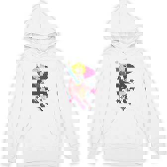 Dcスーパーヒーローガールズスーパーガールスターズ パーカー - Kawaiitshirt