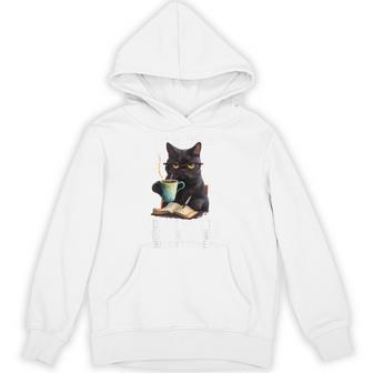 I Don't Want Have To You Can't Make Me Im Retired Cat Hoodie - Thegiftio UK