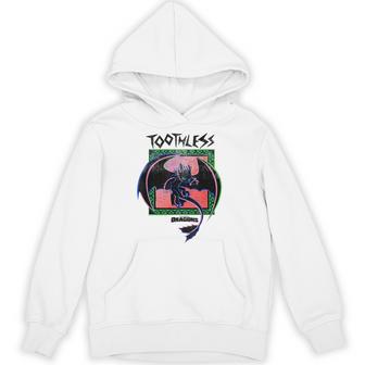Dreamworks Dragons Toothless Neon Hoodie - Thegiftio UK