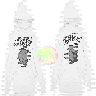 Easily Distracted By Discus Fish Aquarium Discus Fish Unisex Hoodie | Mazezy