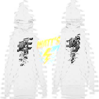 Electrician Pun Watt's Up Tank Top Unisex Hoodie | Mazezy