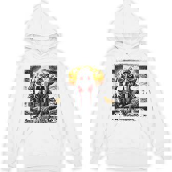 Electronic Music DJ Cosmic Post-Apocalyptic DJ Techno EDM Unisex Hoodie | Mazezy