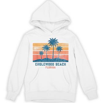 Englewood Beach Florida Retro Vintage Souvenir Vacation Sun Unisex Hoodie | Mazezy