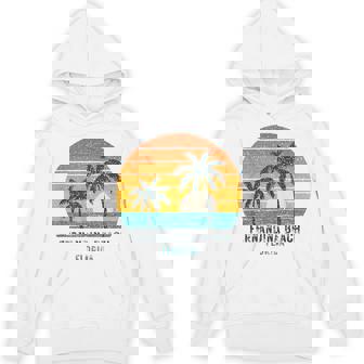 Fernandina Beach Florida Retro Vintage Souvenir Vacation Sun Unisex Hoodie | Mazezy