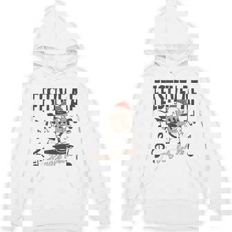 Festive AF Jingle Bells Paintball Coffee Cartoon Unisex Hoodie | Mazezy