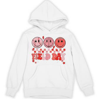 Field Day Red Team Color Field Trip Team Game Competition Hoodie - Seseable
