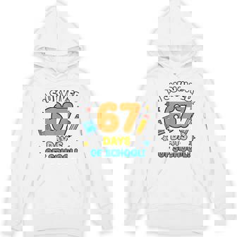 Fine Arts I Survived 67 Days Of School Playful Classroom Unisex Hoodie | Mazezy