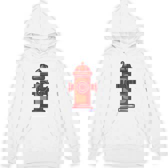 Fire Hydrant Firefighter Hose Cool Firefighter Unisex Hoodie | Mazezy