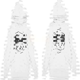 Fox Lake Illinois Outdoors Vintage Hoodie - Thegiftio