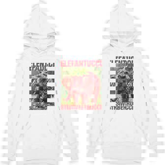 Brainrot Animal Gen Alpha Meme ストロベリーエレファント パーカー - Kawaiitshirt