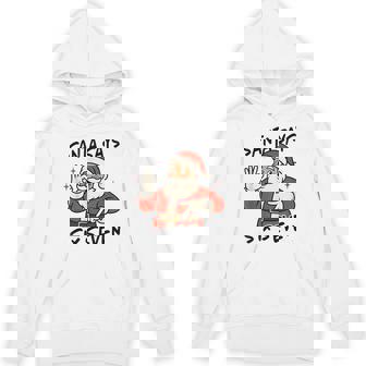 Christmas Santa Says 6-7 Check Hoodie | Mazezy