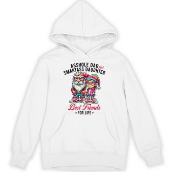 Gnome Asshole Dad Smartass Daughter Best Friends Life Hoodie - Thegiftio UK