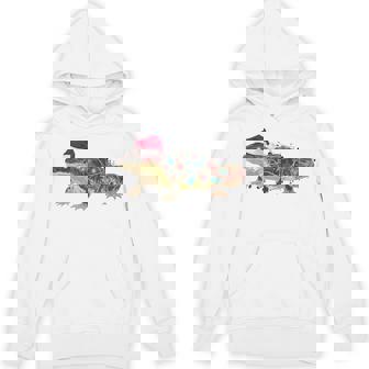 Hellbender Christmas Graphics Animal Lights Lover Hoodie | Mazezy