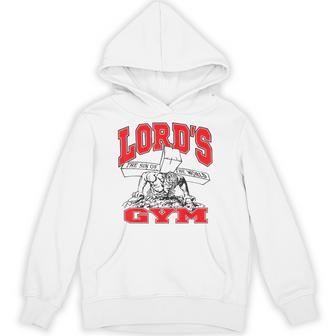 Jesus Lord's Gym The Sin Of The World God Hoodie - Thegiftio UK