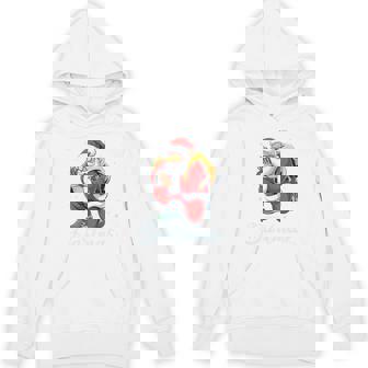 Merry Dartmas Dart Santa Xmas Darts Tri-Blend Hoodie | Mazezy