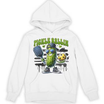 Pickleball Player Paddleball Pickle Ballin Boys Hoodie | Seseable FR