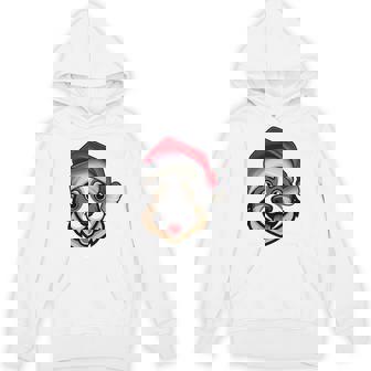 Santa Hat Xmas Pajamas Australian Cattle Dog Christmas Hoodie | Mazezy