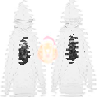 Santa Hat Xmas Pajamas Irish Setter Dog Christmas Hoodie | Mazezy