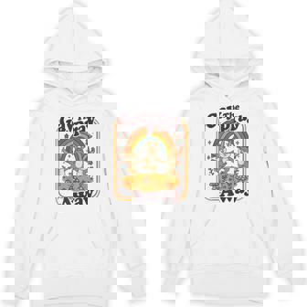 Gay The Pray Away Cute Queer Rabbits Rainbow Retro Unisex Hoodie | Mazezy