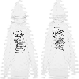 Georgia The Peach State Est 1788 History Charm Unisex Hoodie | Mazezy