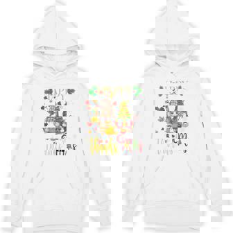 Gnomes Thanksgiving Christmas Happy Thanksmas Hoodie - Thegiftio