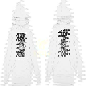 Gone Fishing Camo Bass Fish Old School Fishing Humor Unisex Hoodie | Mazezy