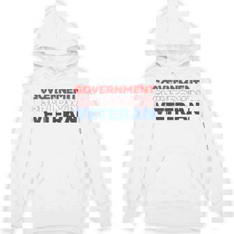 Government Shutdown Veteran Political Humor Bold Pride Unisex Hoodie | Mazezy