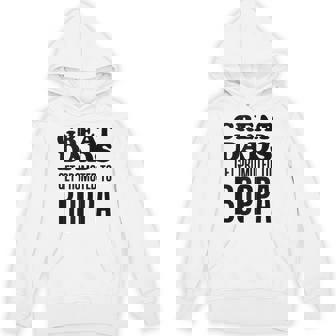 Great Dads Get Promoted To Boppa Grandfather Tank Top Unisex Hoodie | Mazezy