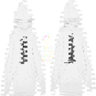 Great Dane Christmas Santa Hat Fairy Lights Pajama Dog Lover Hoodie - Thegiftio