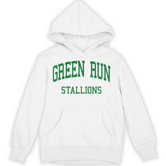 Green Run High School HS Virginia Beach VA Retro Unisex Hoodie | Mazezy