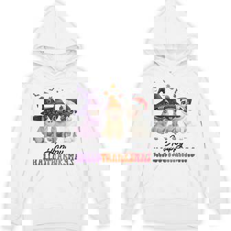 Halloween Thanksgiving Christmas Hallothanksmas Pug Hoodie | Seseable CA