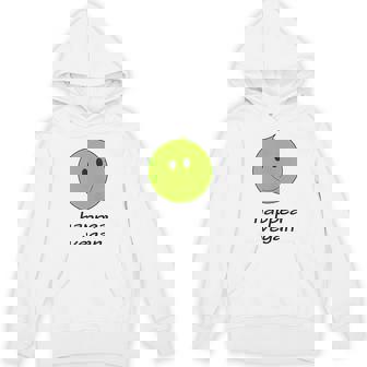 Happea Vegan Plant Based Foodie Vegetarian Pea Pun Tank Top Unisex Hoodie - Monsterry