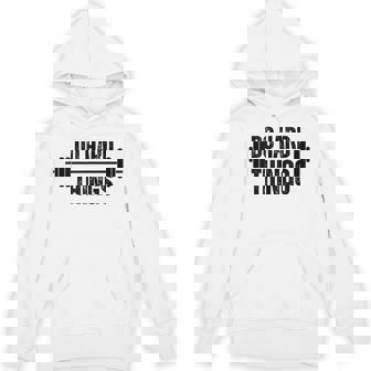 Do Hard Things Workout Motivation Fitness Barbell Tank Top Unisex Hoodie | Mazezy