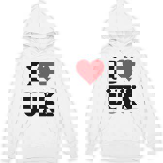 I Heart Uk Initials I Love UK First And Last Name U K 長袖tシャツ パーカー - Kawaiitshirt