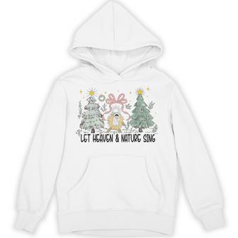 Heaven And Nature Sing Nativity Christmas Scene Hoodie | Seseable UK