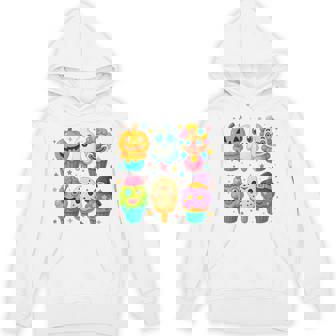 Horror Ice Cream Pops Summerween Halloween Candy Kids Unisex Hoodie | Mazezy