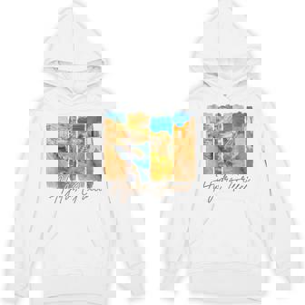 Hydra Greece Traveling Trip Brushstroke Souvenir Vacation Tank Top Unisex Hoodie | Mazezy