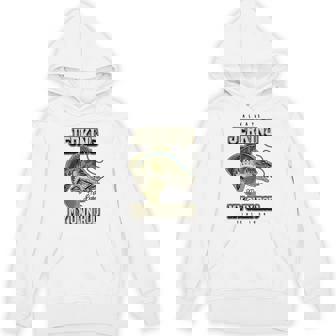 I'm Always Jerking My Rod Fishing Birthday Born 1954 Unisex Hoodie | Mazezy